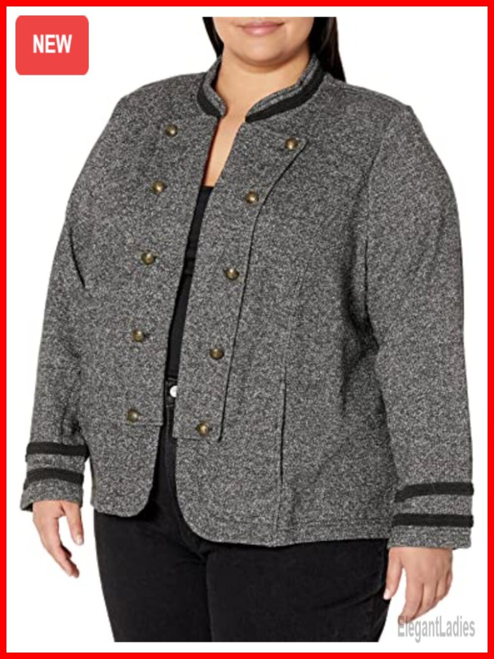 Quilted Lightweight Jacket High Neck Zip Up 4 Pocket Casual Coat